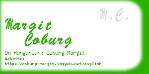 margit coburg business card